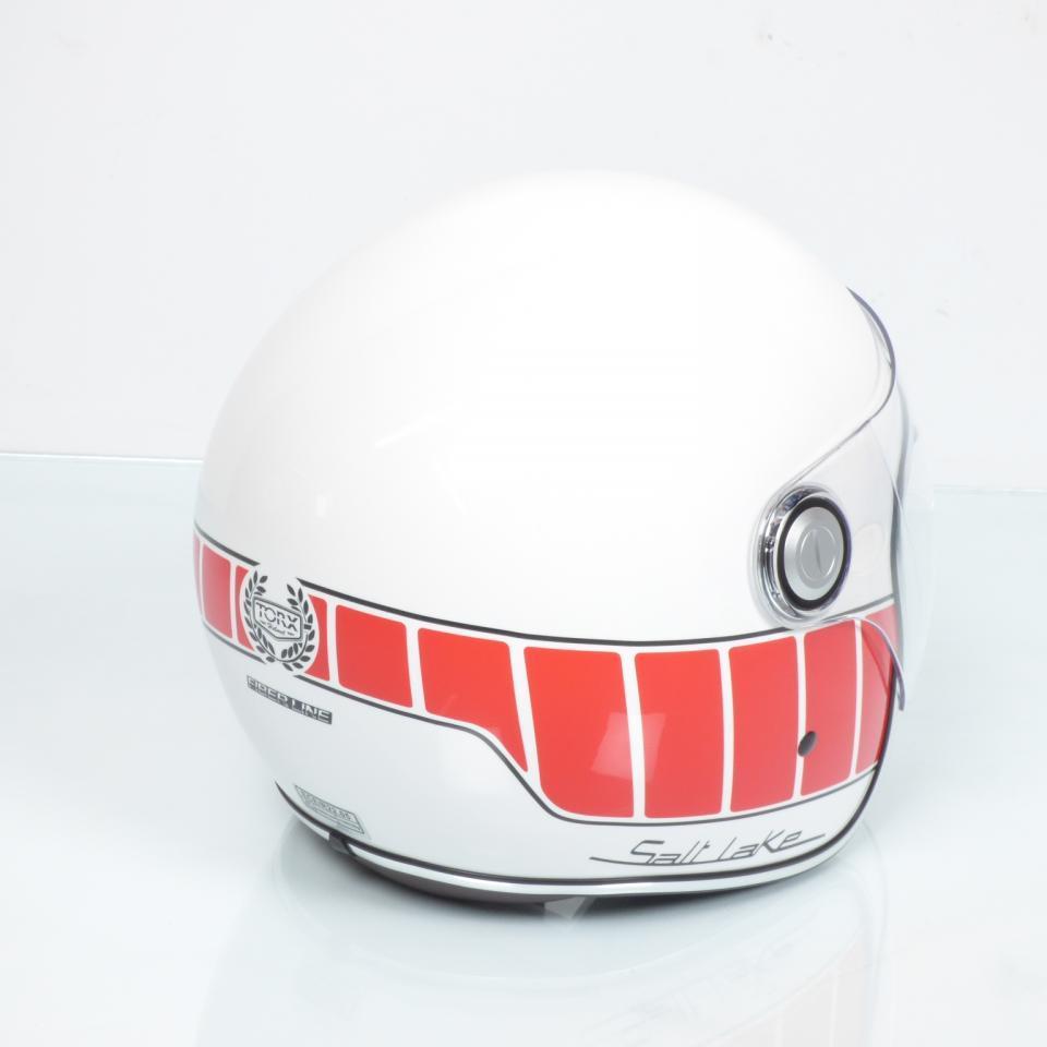 Casque jet Torx pour Deux Roues Torx Taille XS Salt Lake TZ White Red Shiny Neuf