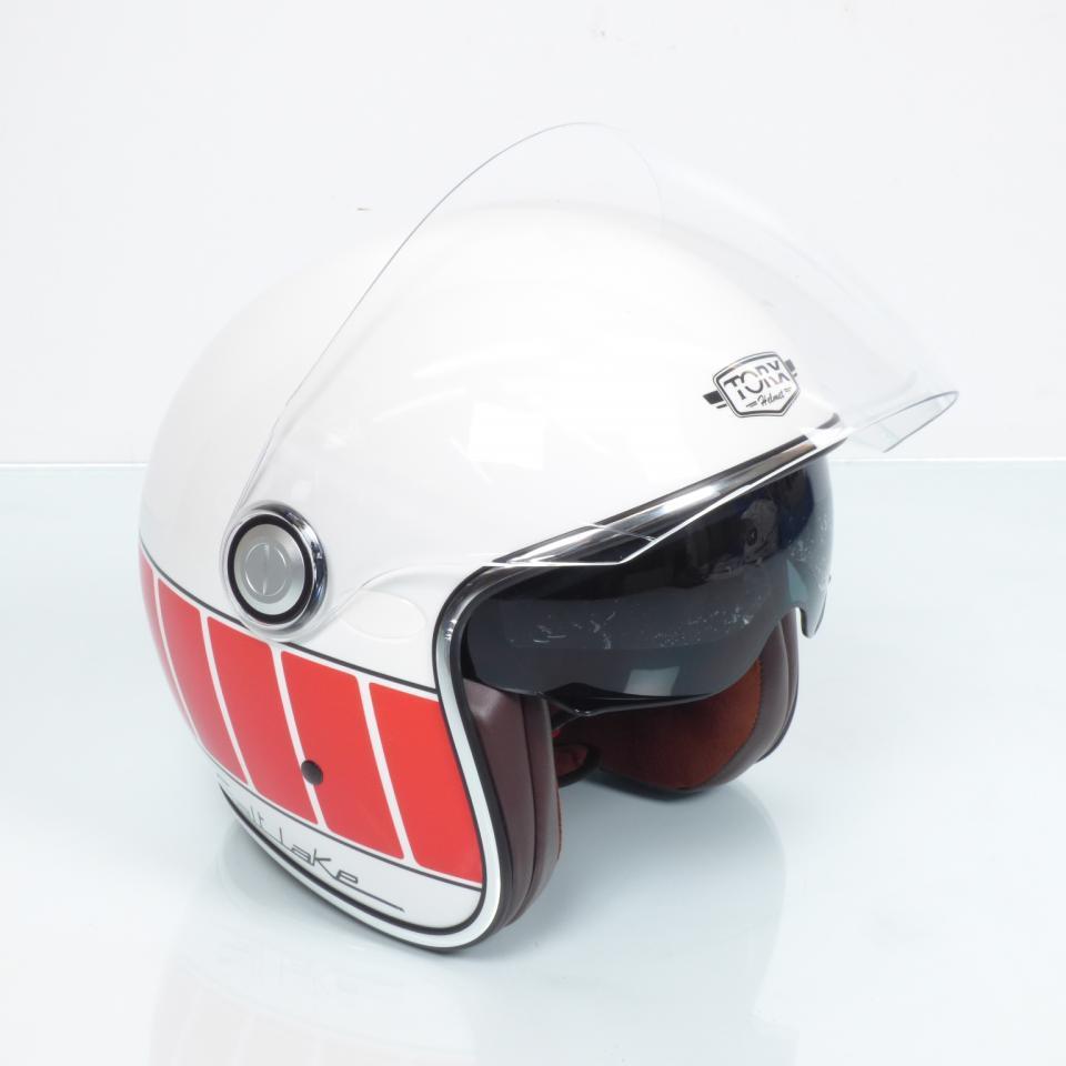 Casque jet Torx pour Deux Roues Torx Taille XS Salt Lake TZ White Red Shiny Neuf