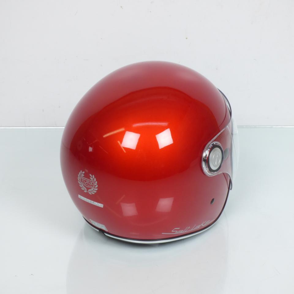 Casque jet moto scooter Torx Salt Lake Rainbow Red Gloss Taille XS 53-54cm pour homme femme neuf
