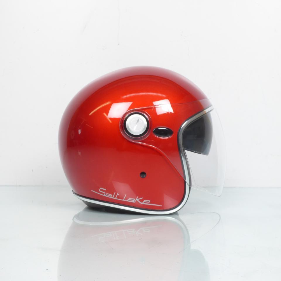 Casque jet homme femme Taille XS 53-54 Torx Salt Lake Rainbow Red Gloss neuf