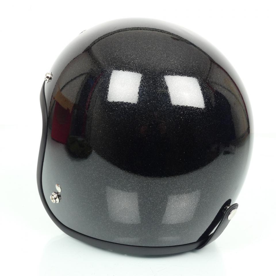 Casque jet Gasoline Cafe Racer S250 noir Taille M 57-58cm pour moto Neuf destock