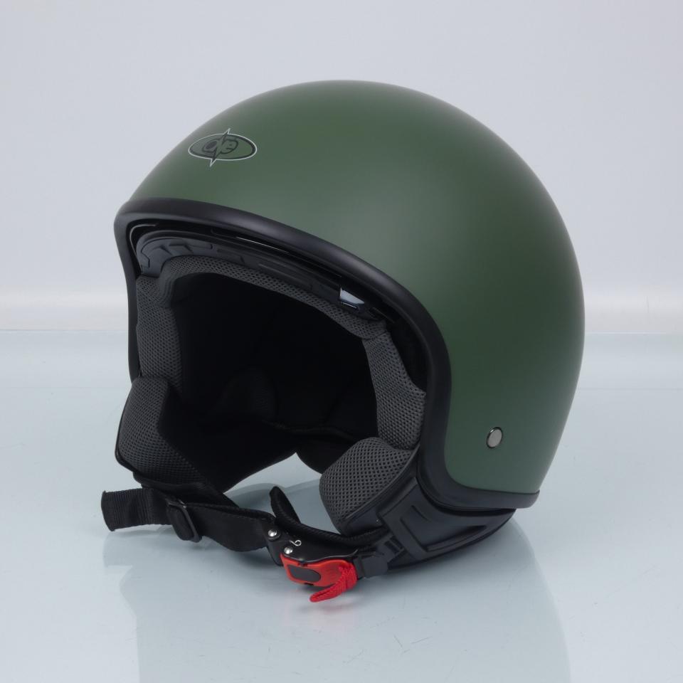 Casque jet One Beta vert mat homme / femme Taille L 59-60cm scooter moto Neuf