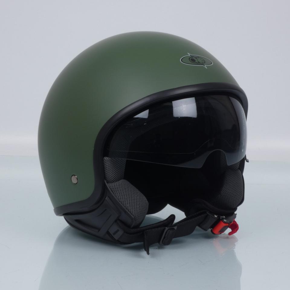 Casque jet One Beta vert mat taille L 59-60cm pour homme femme scooter moto Neuf