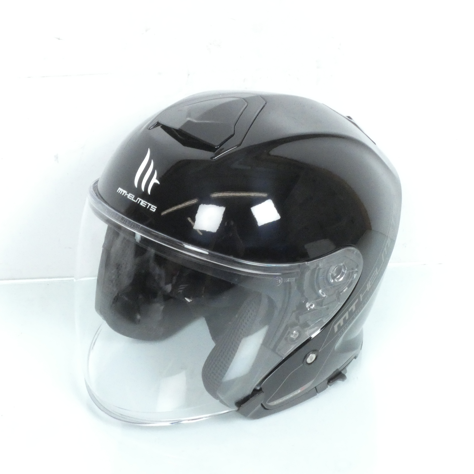 Casque jet pour homme femme MT Helmets Taille XXXL Thunder 3 SV noir 65 à 66cm