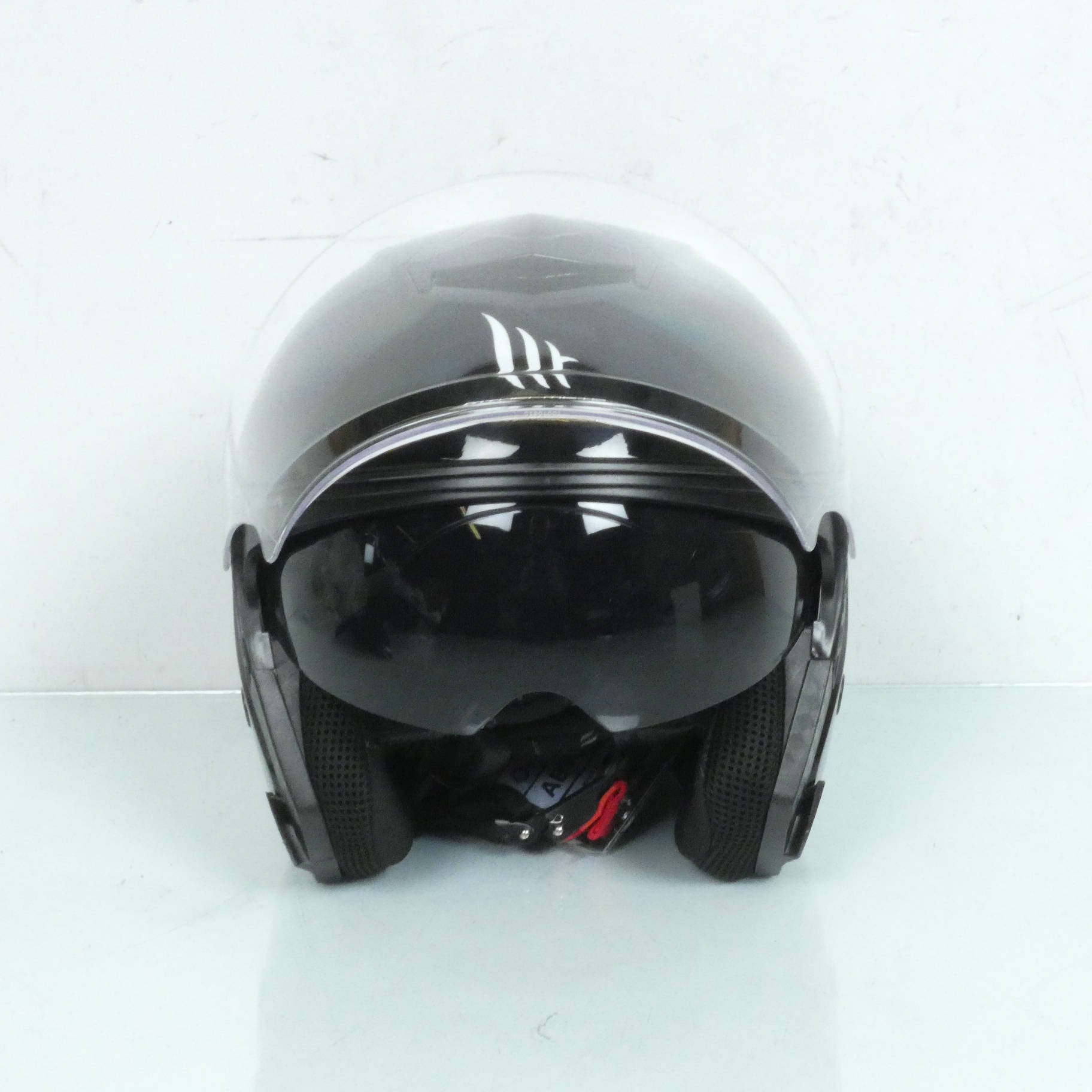Casque jet pour homme femme MT Helmets Taille XXXL Thunder 3 SV noir 65 à 66cm