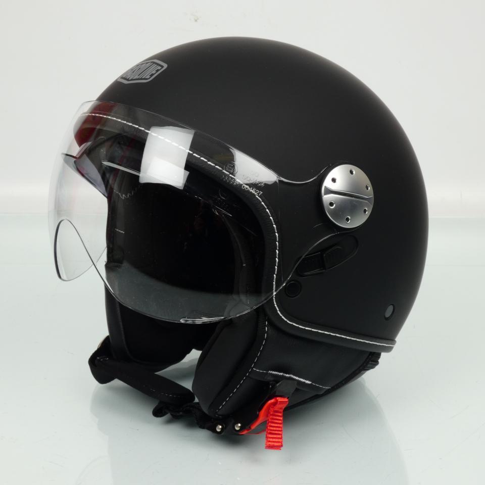 Casque jet Gasoline S783 noir mat avec écran Taille M 57cm pour moto scoot Neuf