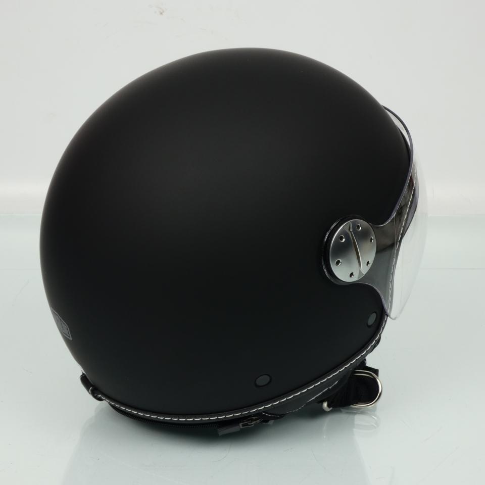 Casque jet Gasoline S783 noir mat avec écran Taille M 57cm pour moto scoot Neuf