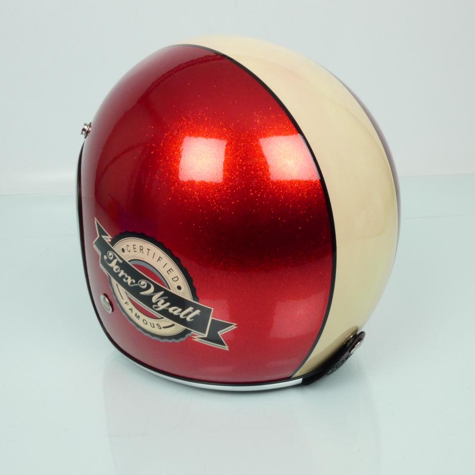 Casque Torx pour moto Torx Taille XL Wyatt Famous Glitter Red Neuf