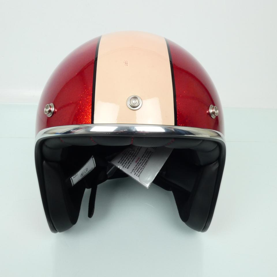 Casque jet Torx pour Deux Roues Torx Taille XL Wyatt Famous Shiny Glitter Red / 61-62cm Neuf