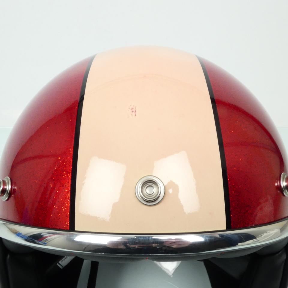 Casque jet Torx pour Deux Roues Torx Taille XL Wyatt Famous Shiny Glitter Red / 61-62cm Neuf