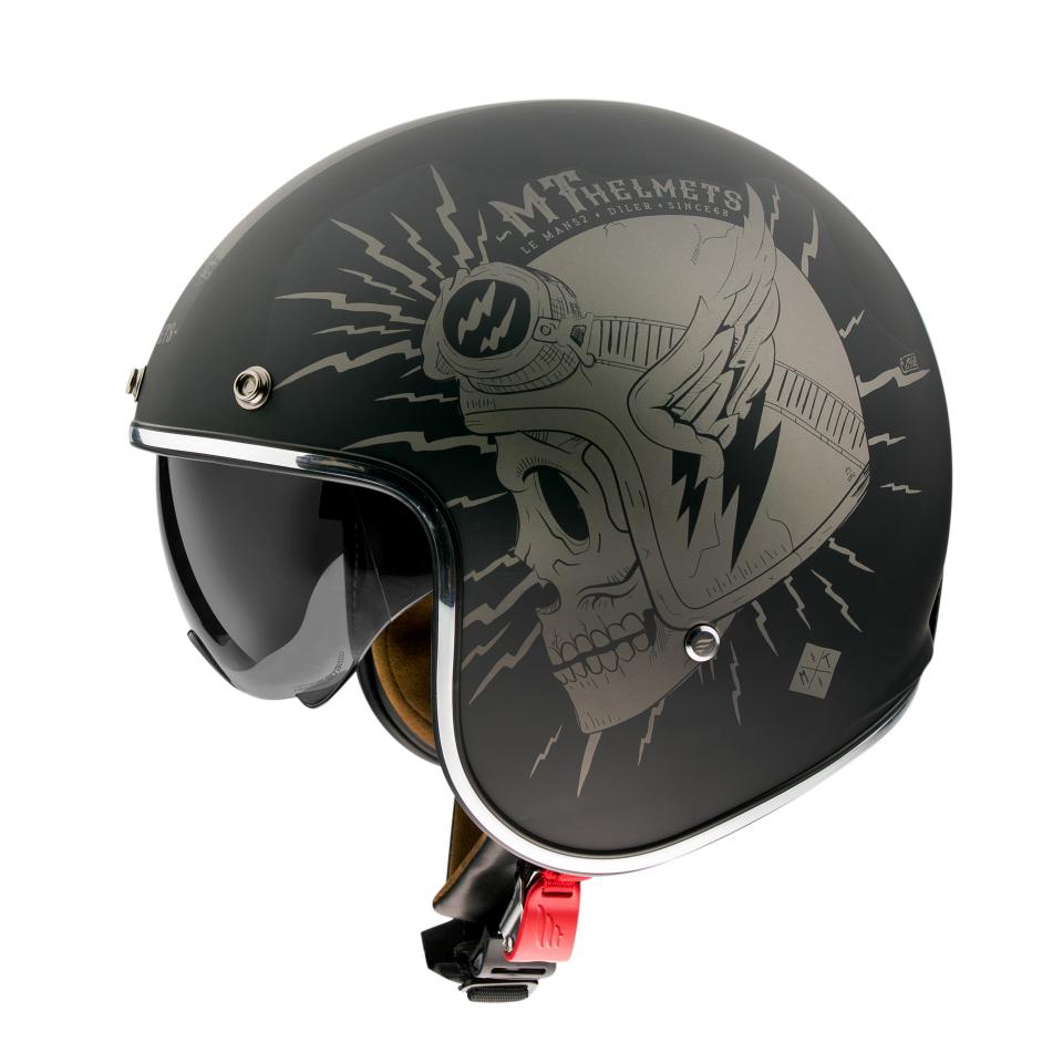 Casque jet MT HELMETS pour Auto 53-54 cm Neuf