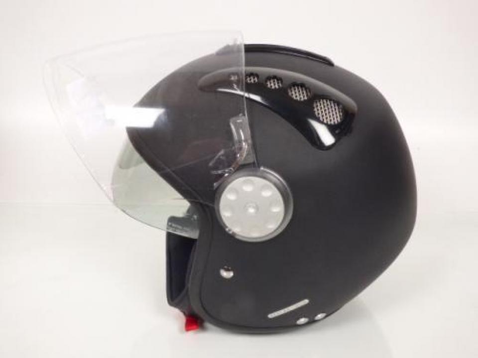 Casque jet PJ Project Flash PJ noir mat pour homme femme Taille XS 53-54cm Neuf