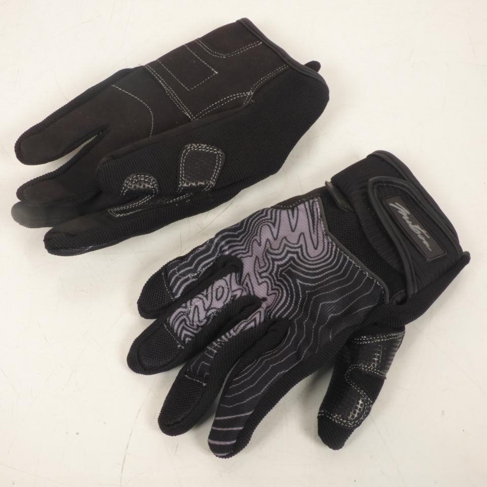 Gant moto cross Mitsou pour Deux Roues Mitsou Taille L Jump black/grey / MX Homologué Neuf