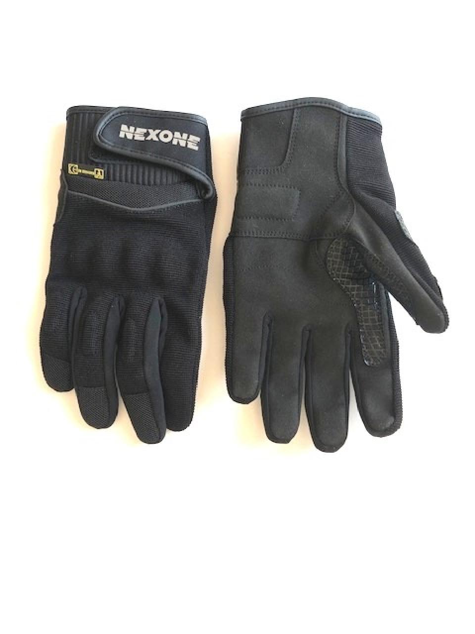 Gant pour moto route été textile Nexone Palerme coloris noir taille XS Homologué CE