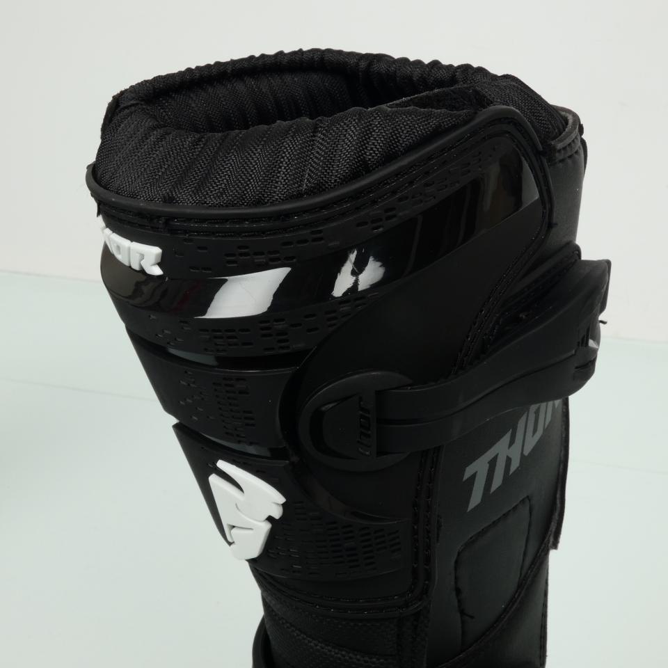 Botte enfant pour moto cross enduro TT Thor Blitz XP Youth Black Taille 37 noir Neuf