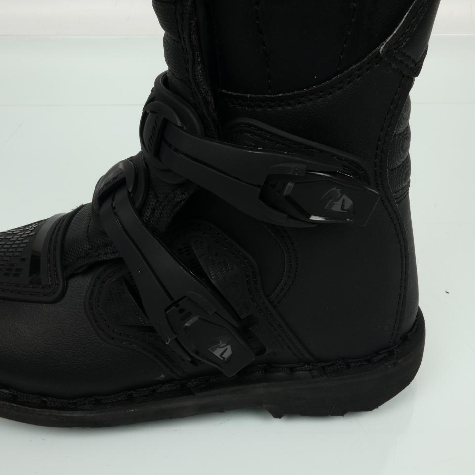 Botte enfant pour moto cross enduro TT Thor Blitz XP Youth Black Taille 37 noir Neuf