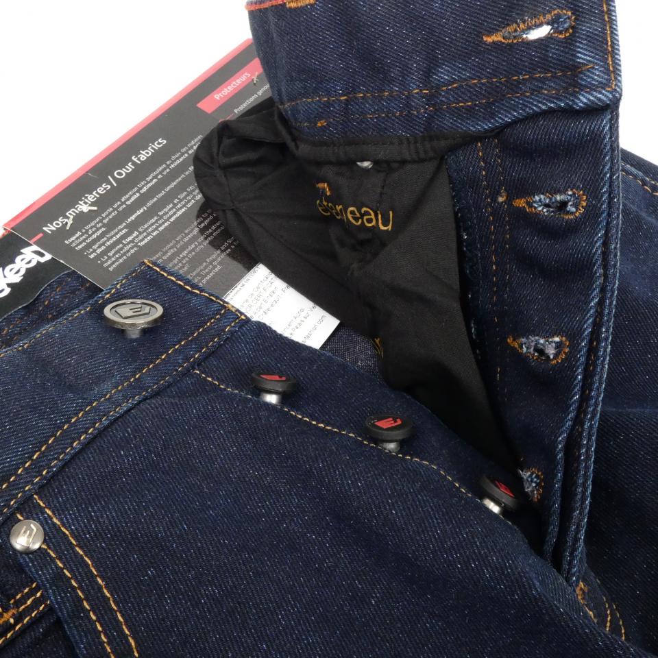 Pantalon moto route femme Esquad Denim Ultimate Blue Taille L 42 EU 28 US Neuf