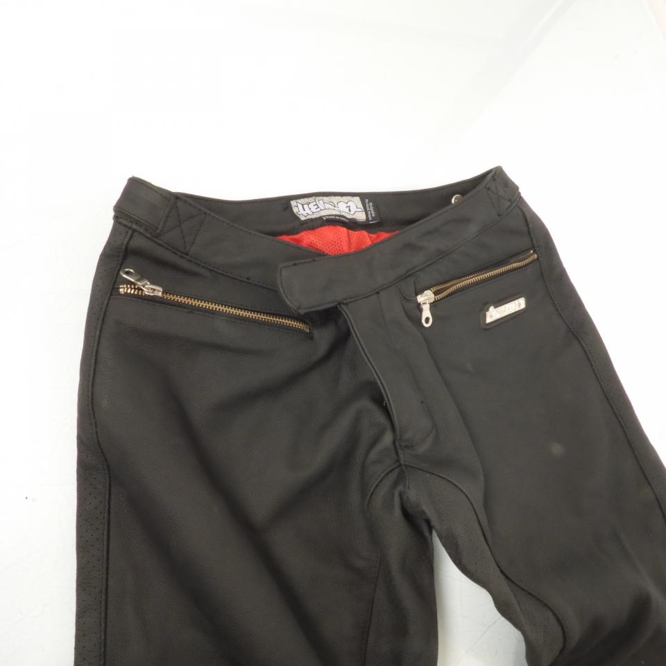 Pantalon moto route ICON pour femme ICON 2814-0037 / HELLA cuir Neuf