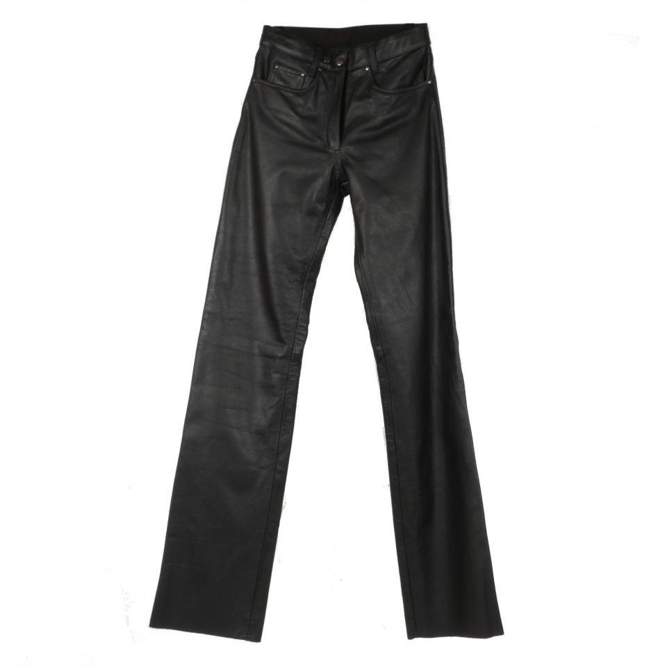 Pantalon pour moto route femme Held Sico Taille 36 Lady en cuir noir Neuf
