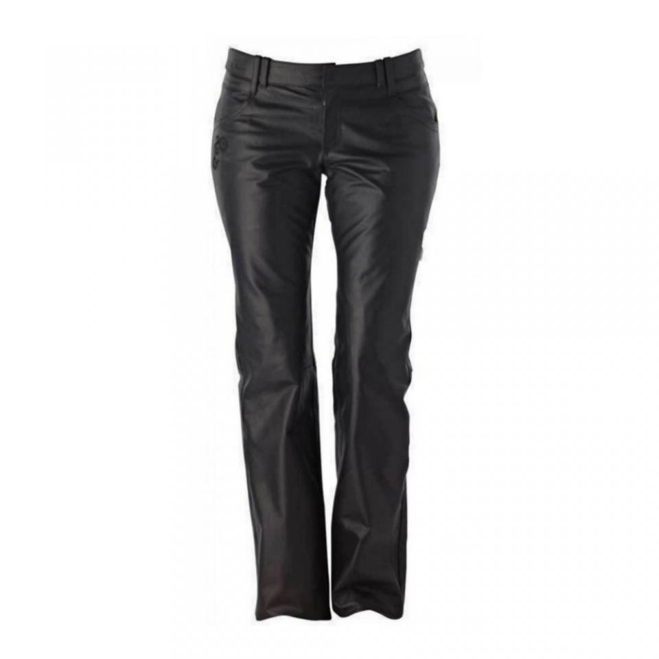 Pantalon moto route Ixon Rubis cuir noir taille 38 pour femme Taille M Lady Neuf