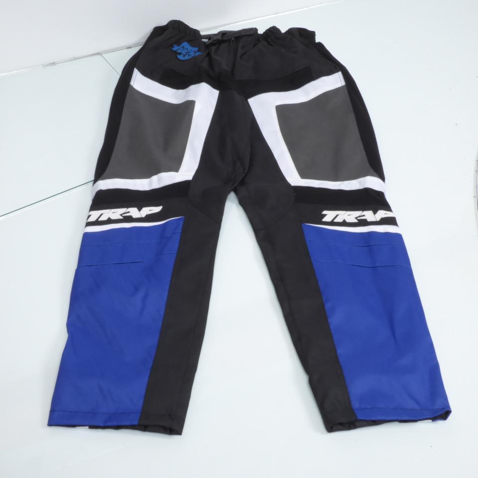 Pantalon moto cross Trap pour Deux Roues Trap Taille L Pant Trap Enduro Man bleu Neuf