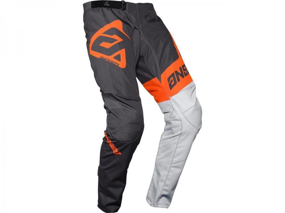 Pantalon pour moto cross taille 42 Answer Syncron Voyd Charcoal noir et orange neuf