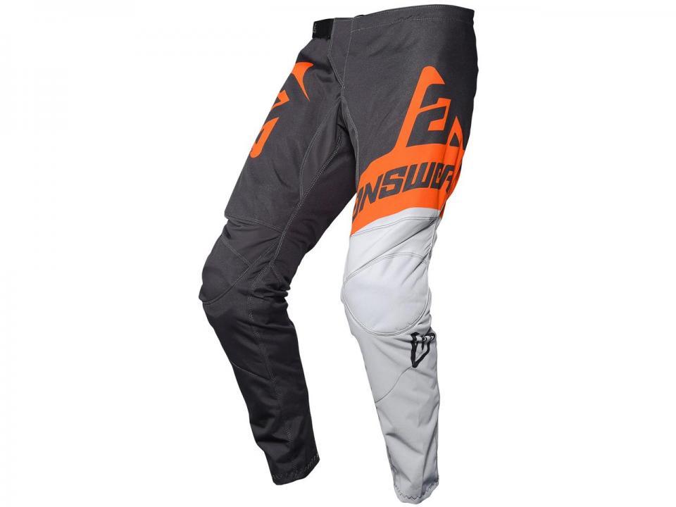 Pantalon pour moto cross taille 40 Answer Syncron Voyd Charcoal noir et orange neuf