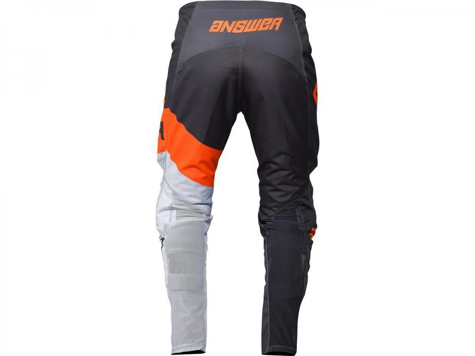 Pantalon pour moto cross taille 40 Answer Syncron Voyd Charcoal noir et orange neuf