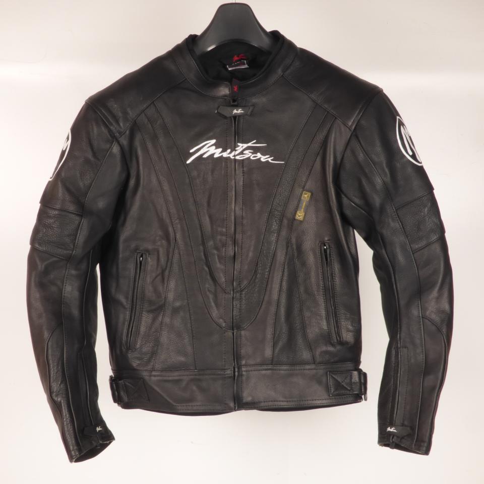 Blouson veste pour moto Mitsou homme / femme Mitsou S Super Sport noir/blanc Neuf