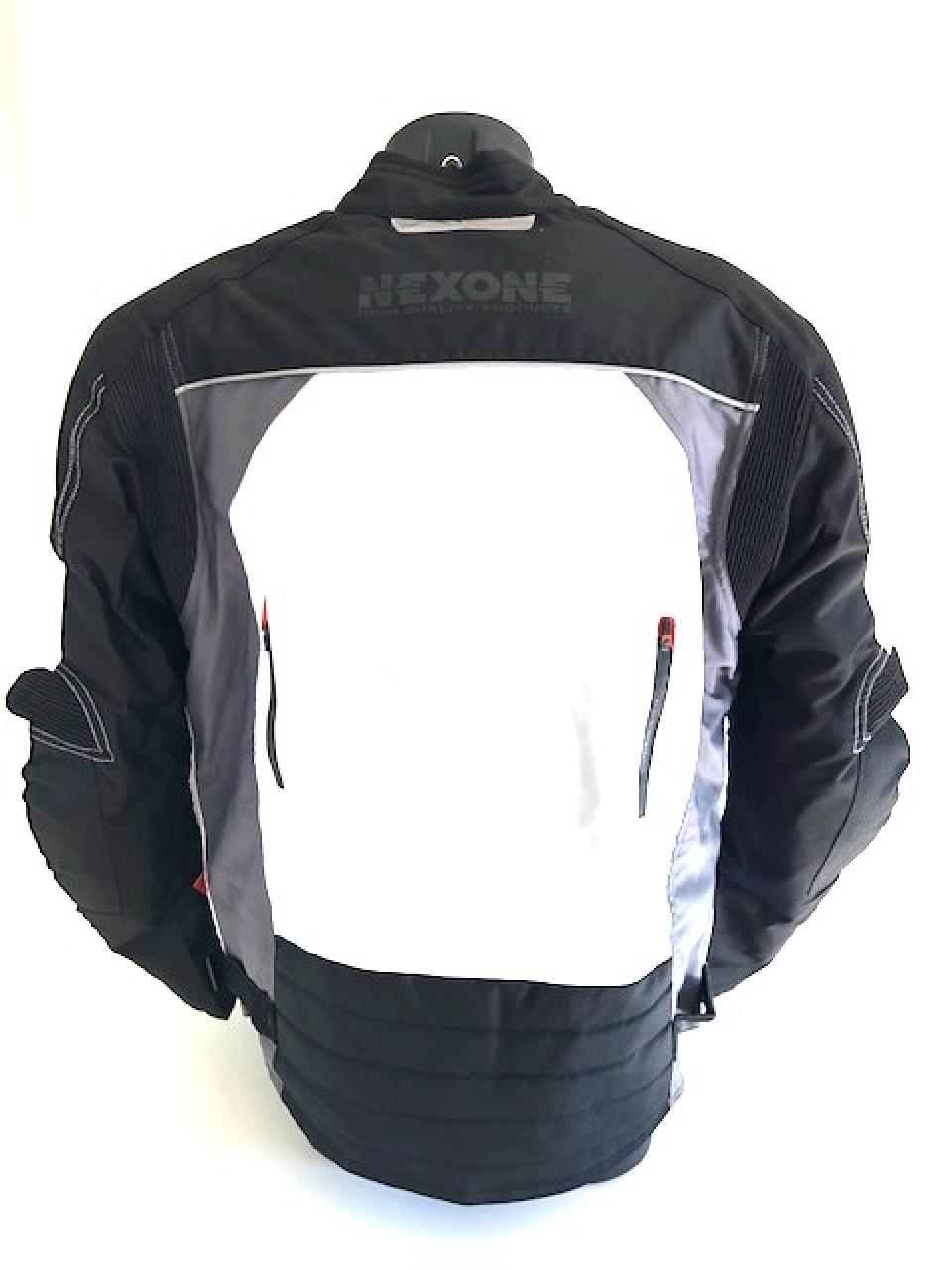 Blouson pour moto Nexone Giovanni taille M noir/rouge/blanc dorsale homologué CE Neuf