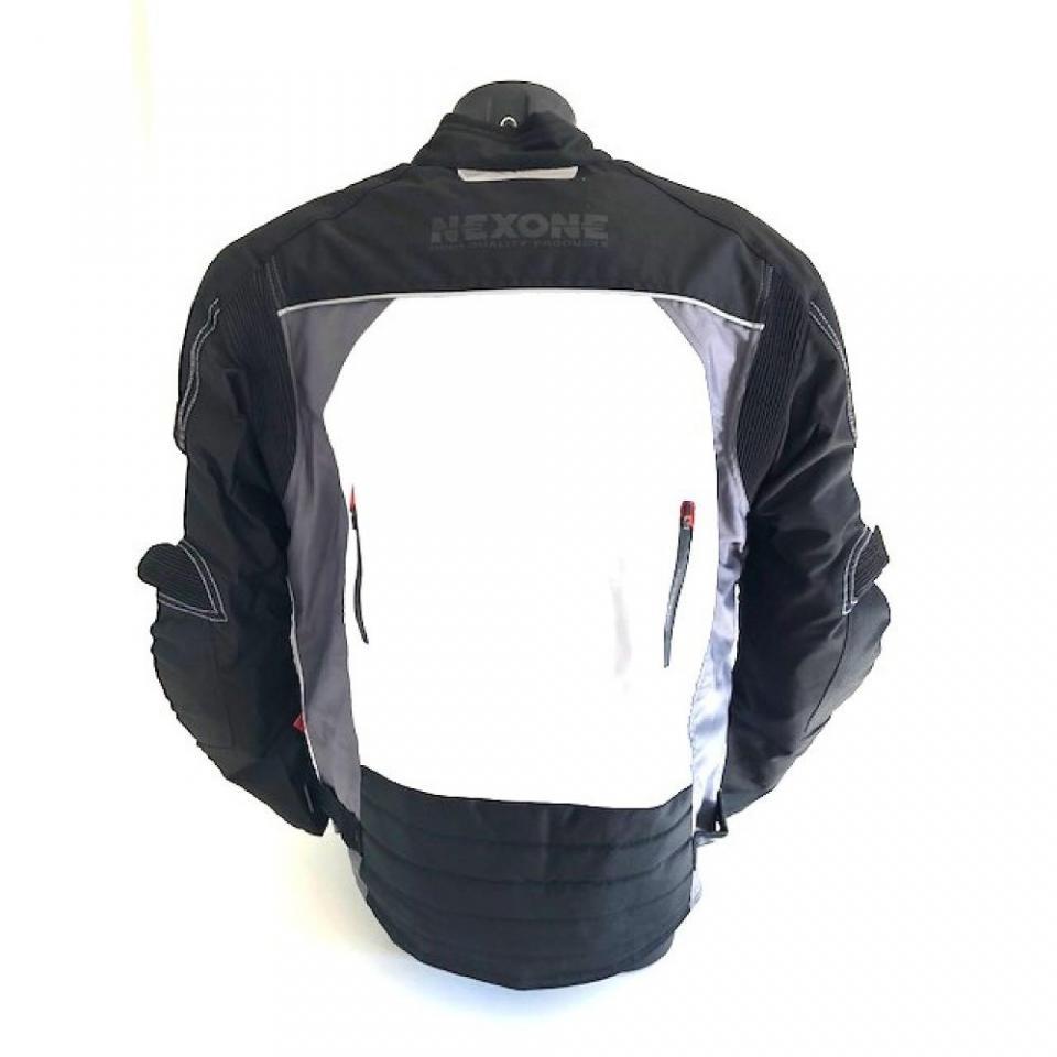 Blouson moto Nexone Giovanni taille L noir/rouge/blanc dorsale homologué CE Neuf