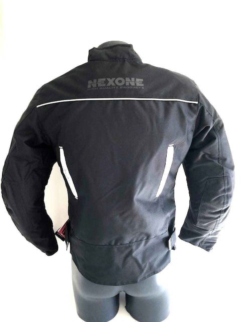 Blouson pour moto route femme Nexone Angela taille XL noir/blanc dorsale homologué CE