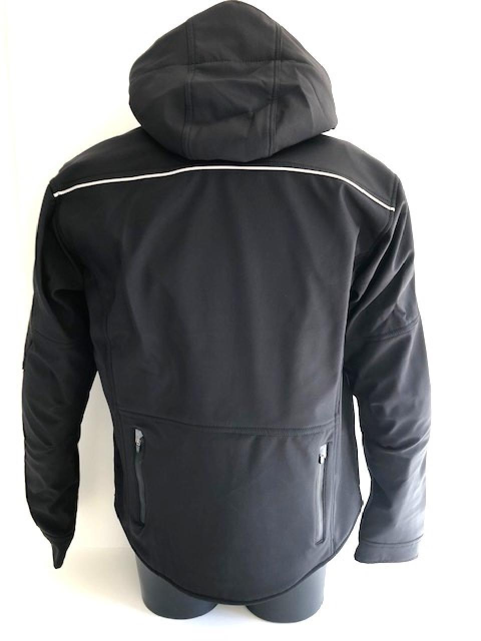 Blouson pour moto route Nexone Soft Shell taille M noir protection dorsale homologué