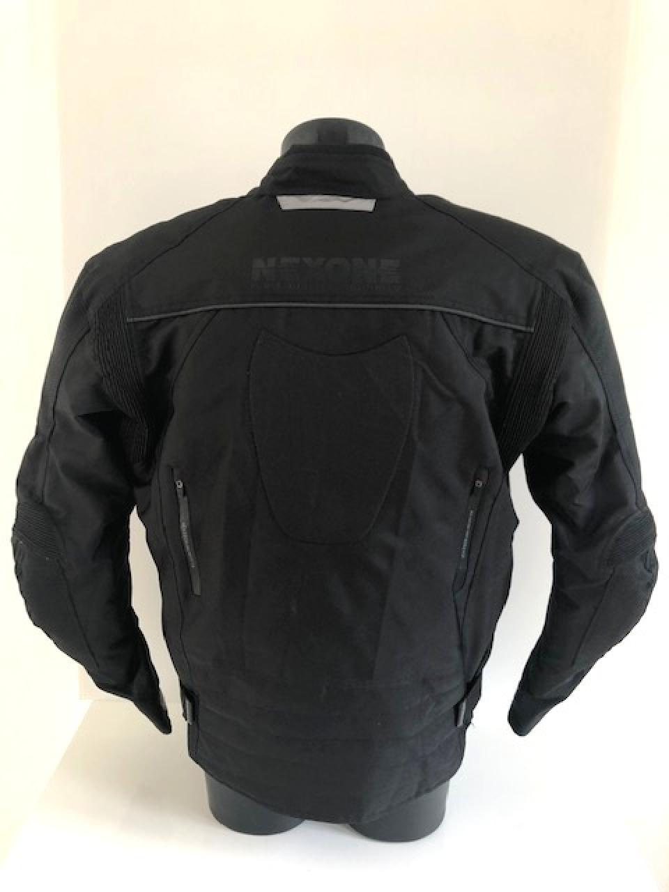 Blouson textile pour moto Nexone Giovanni noir taille XL dorsale homologué CE Neuf