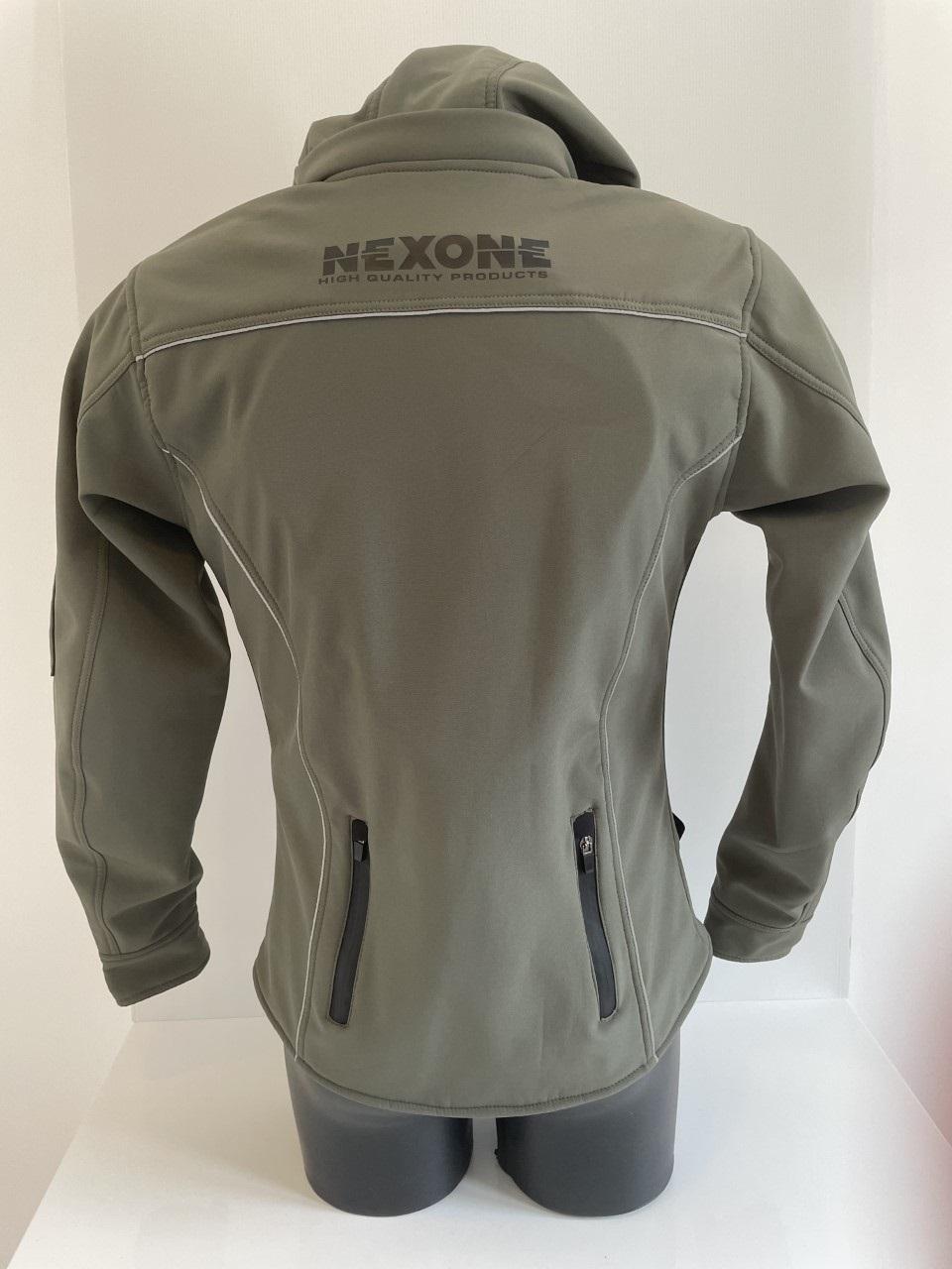 Blouson veste pour moto Femme Nexone Soft-Shell kaki Taille M Lady homologué CE