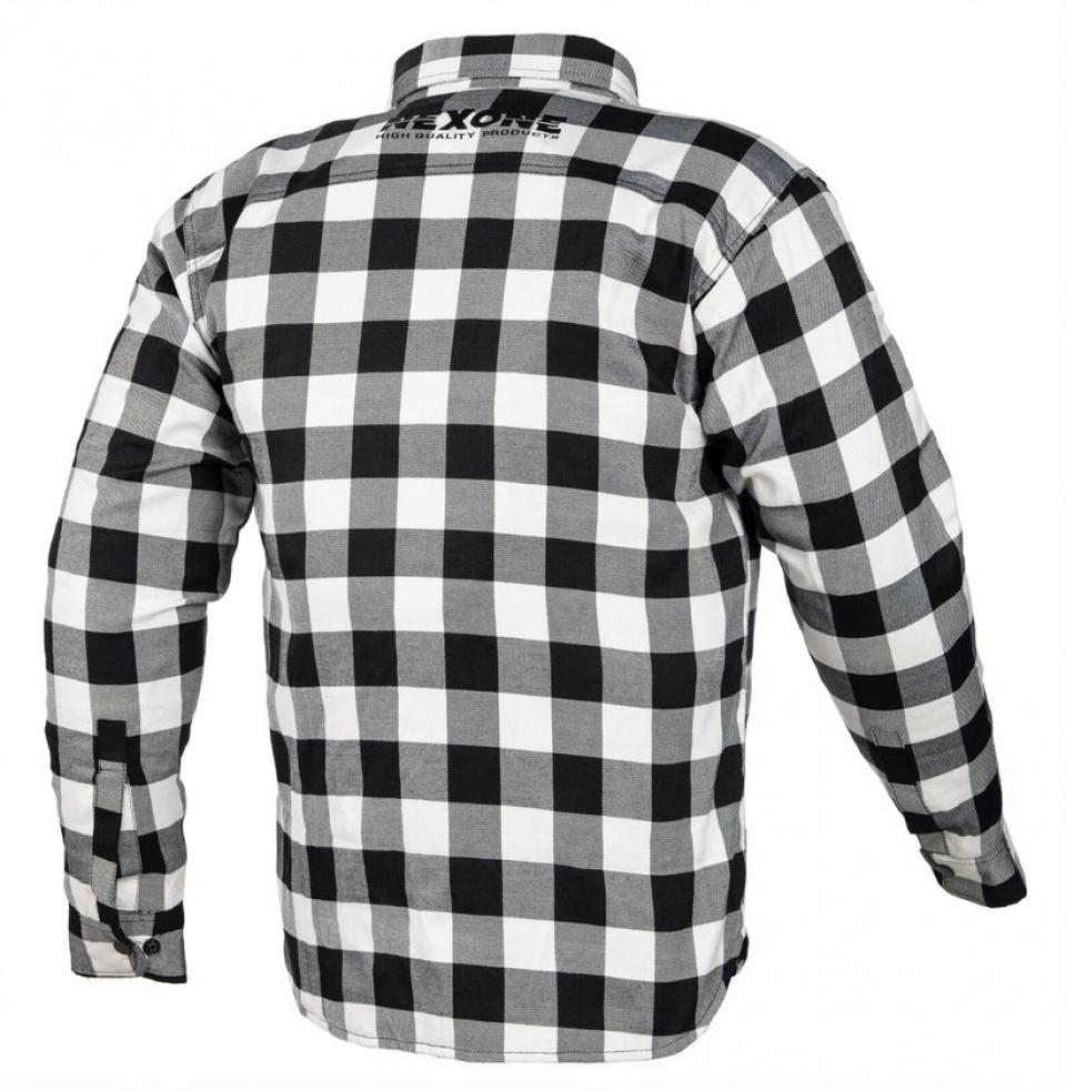 Chemise ville textile pour moto scooter homme Nexone noir blanc Taille 4XL homologué CE