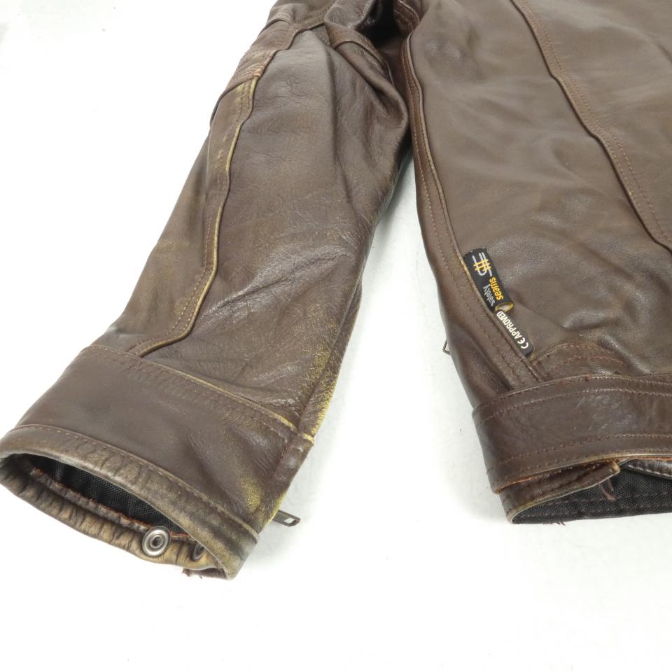 Blouson veste moto Gasoline pour moto Gasoline Taille M Scrambler vintage marron Neuf en destockage