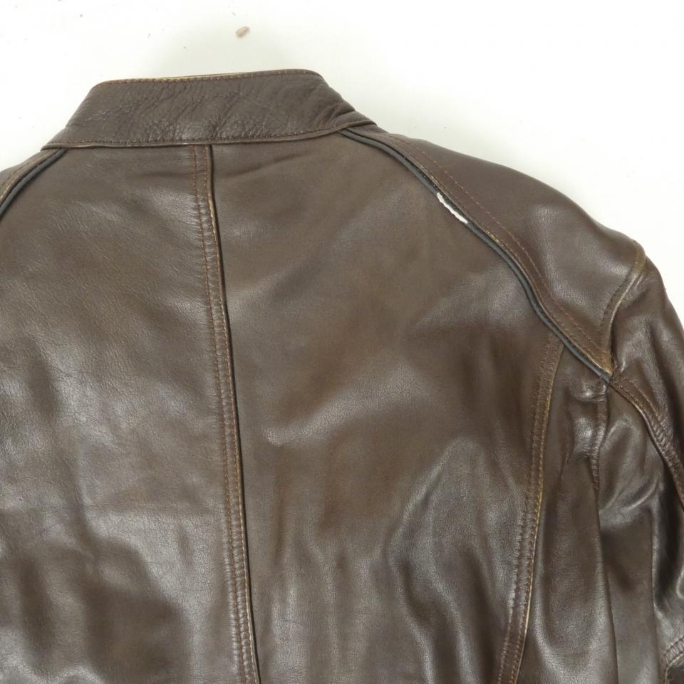 Blouson veste moto Gasoline pour moto Gasoline Taille M Scrambler vintage marron Neuf en destockage