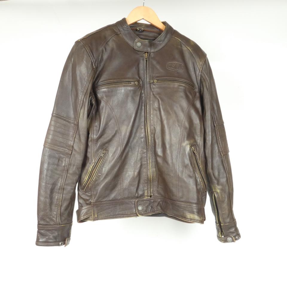 Blouson veste moto Gasoline pour moto Gasoline Taille M Scrambler vintage marron Neuf en destockage
