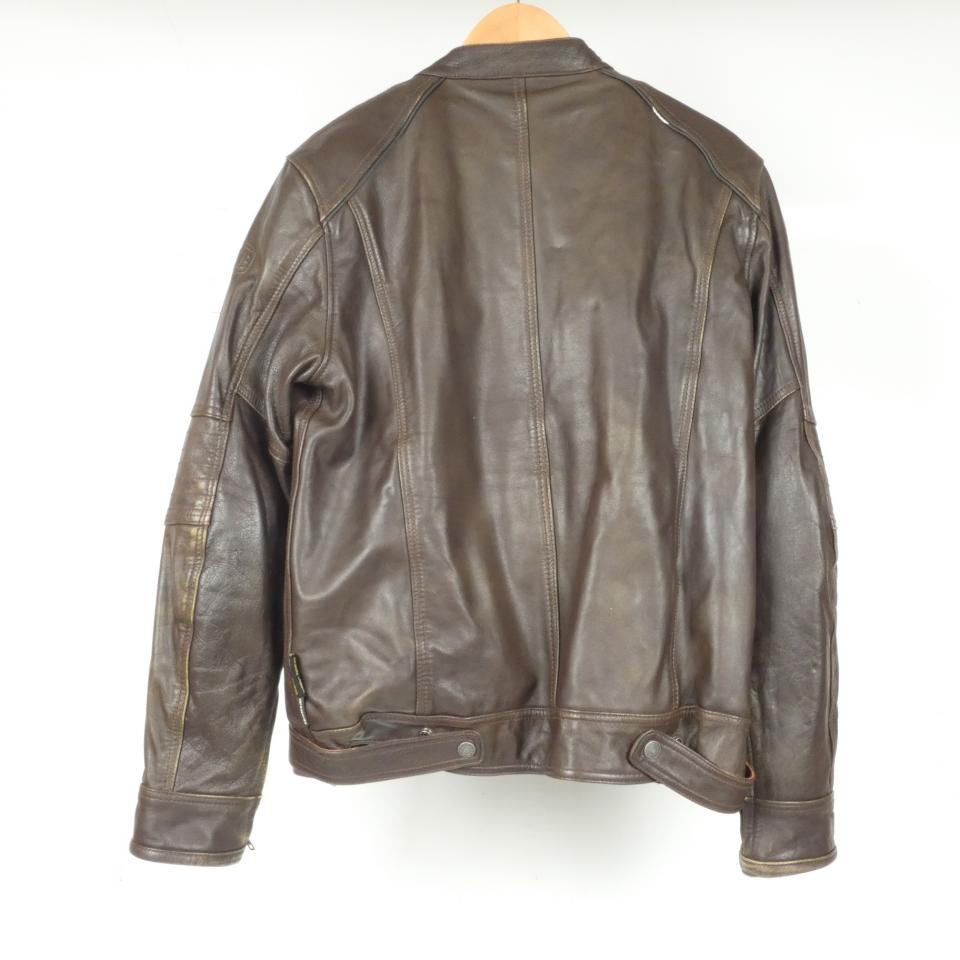 Blouson veste moto Gasoline pour moto Gasoline Taille M Scrambler vintage marron Neuf en destockage