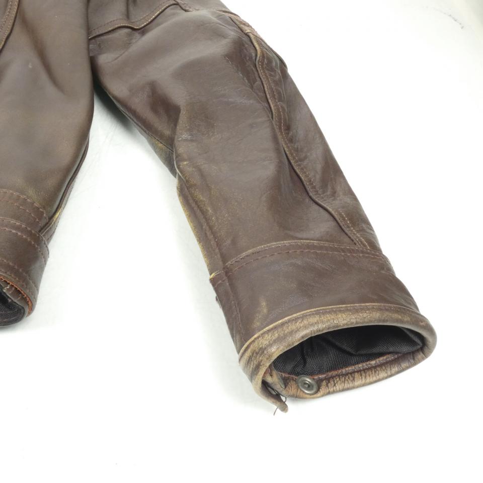 Blouson veste moto Gasoline pour moto Gasoline Taille M Scrambler vintage marron Neuf en destockage