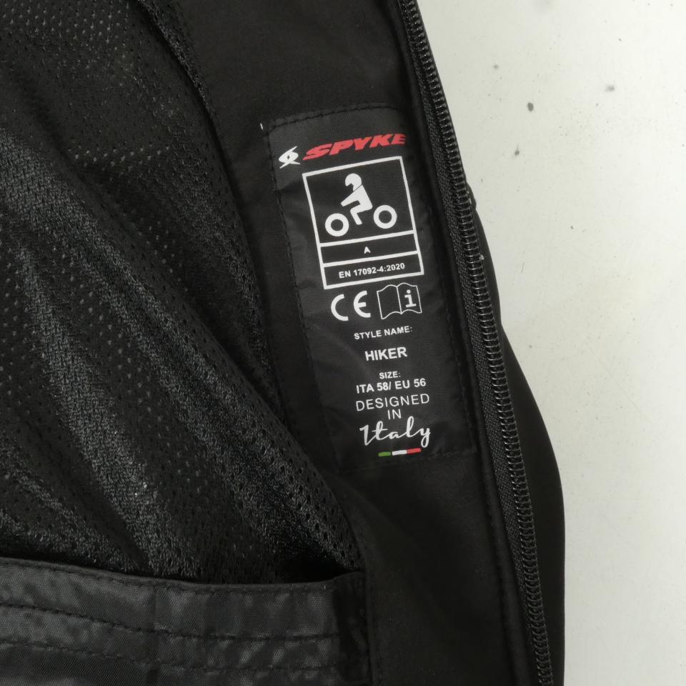 Blouson veste moto hiver T58 noir Spyke Hiker pour moto Spyke Neuf