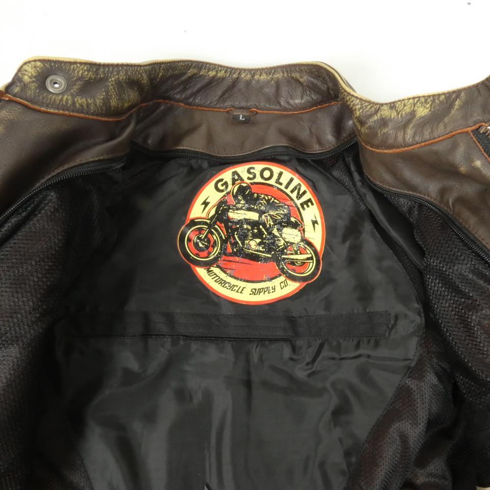 Blouson veste moto Gasoline pour moto Gasoline Taille L GT TROPHY Neuf en destockage
