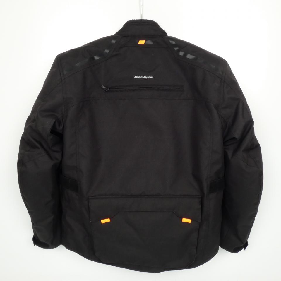Blouson moto Nexone Touring Adventure noir orange fluo pour homme Taille L