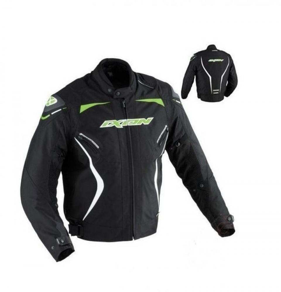 Blouson veste moto textile Ixon Oxygen HP taille L coloris noir vert blanc Neuf