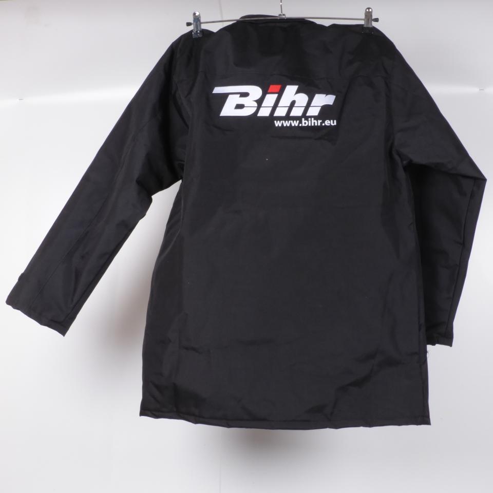 Veste de froid hiver Bihr taille L coloris noir avec un grand col pour moto scooter qaud neuf