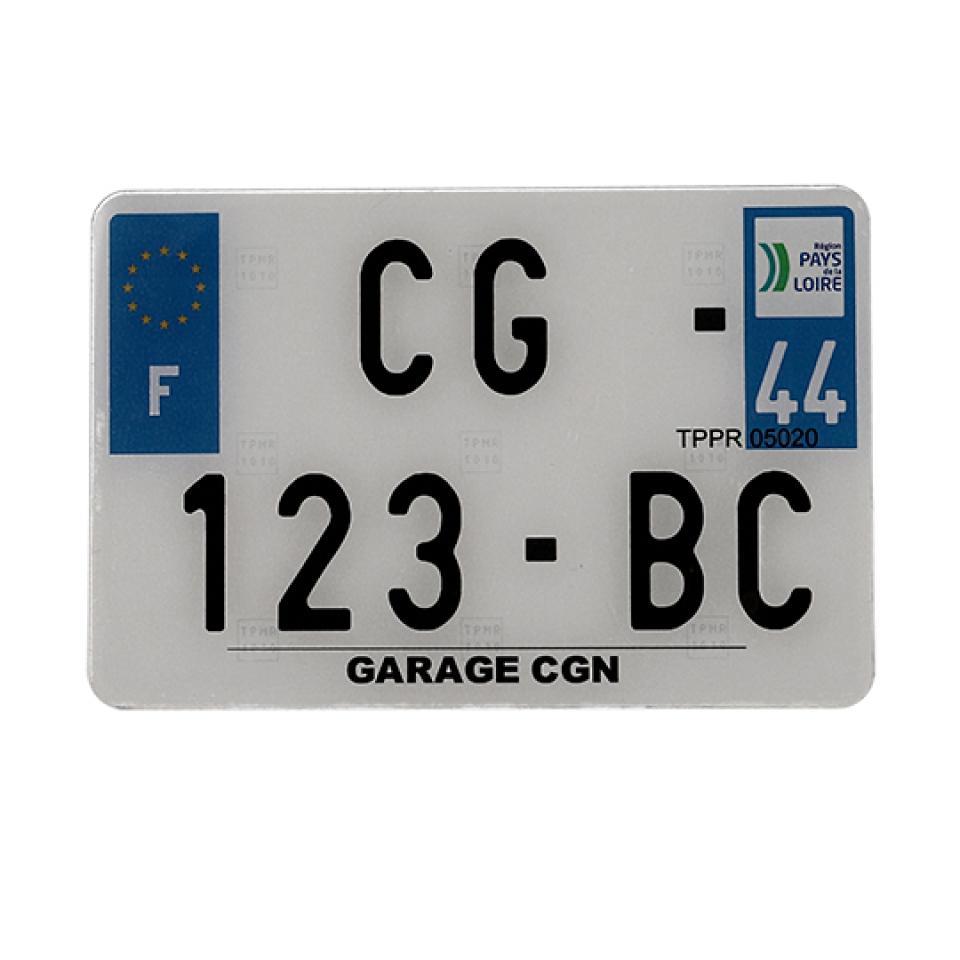 Plaque d immatriculation pour  