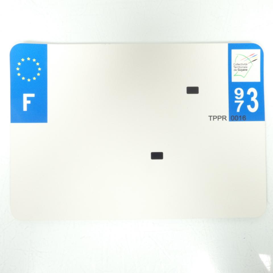 Plaque d immatriculation pour  