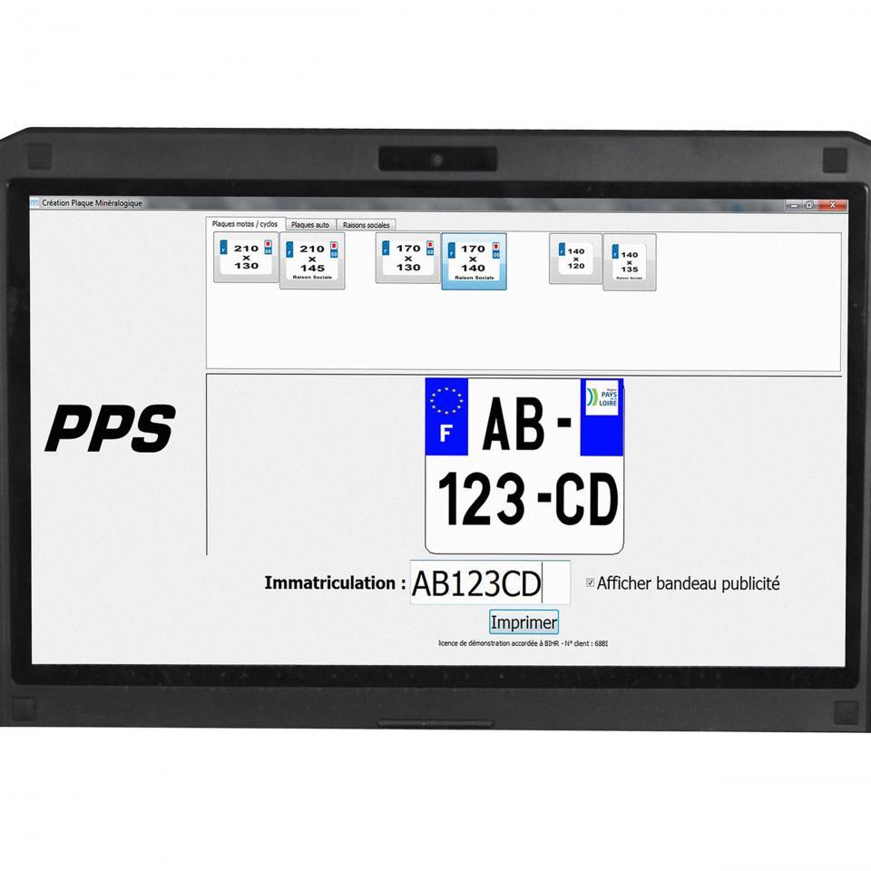Plaque d immatriculation TOP PLAQ pour Auto Neuf