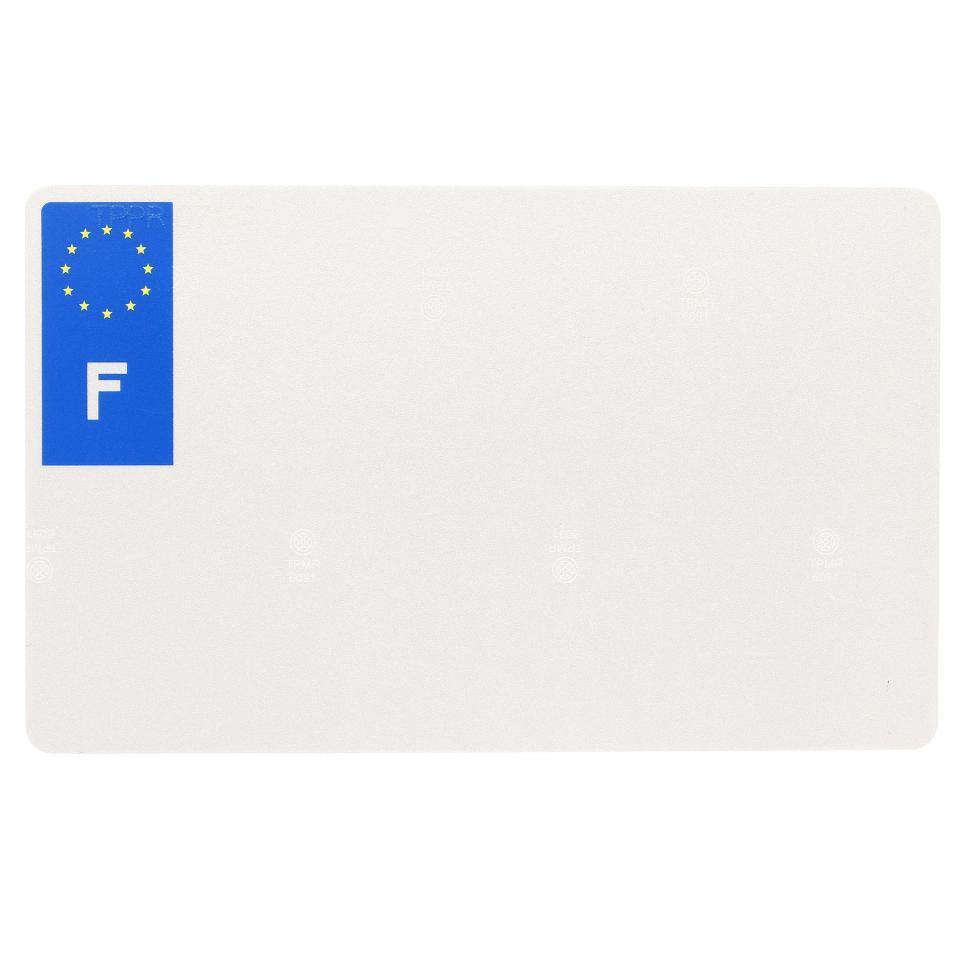 Plaque d immatriculation pour  